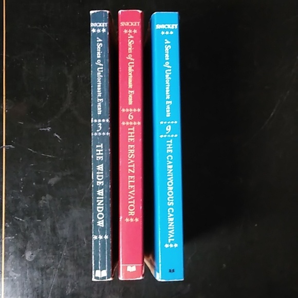 Series Unfortunate Events Lemony Snicket Book 3 6 9 Junior Fiction Children's - Picture 2 of 16